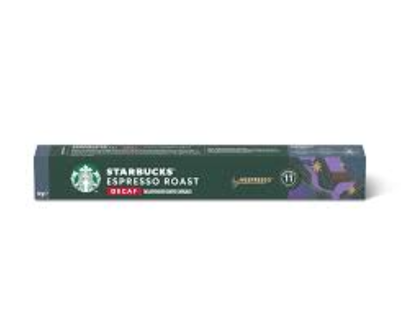 STARBUCKS DECAF ESPRESSO ROAST PODS 57G